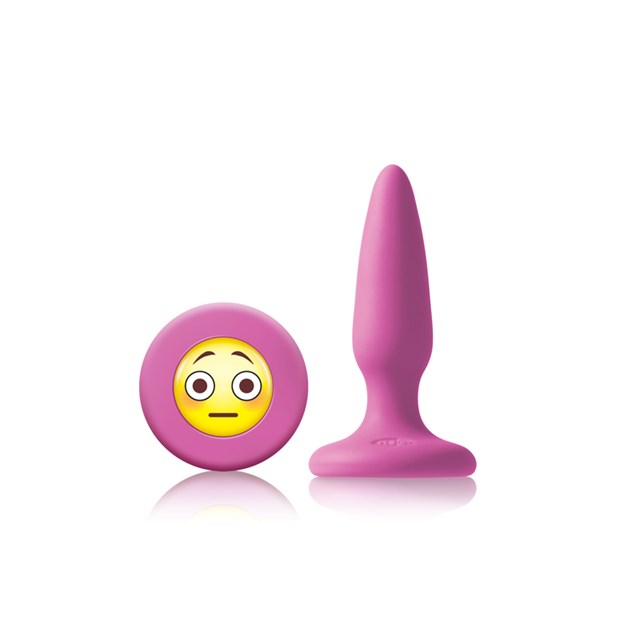 Moji's ILY Pinkki Silikonitappi Emojilla