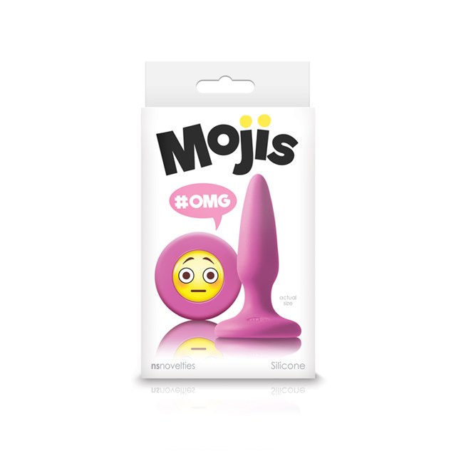Moji's ILY Pinkki Silikonitappi Emojilla