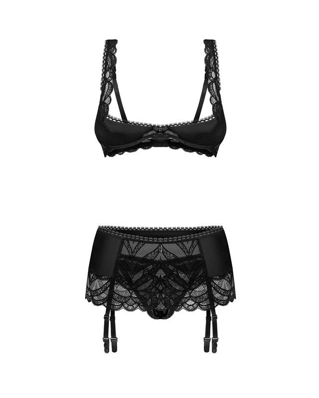 Lecille 3-pcs Crotchless Set
