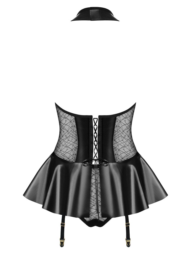 859 - Wetlook Korsetti ja stringit