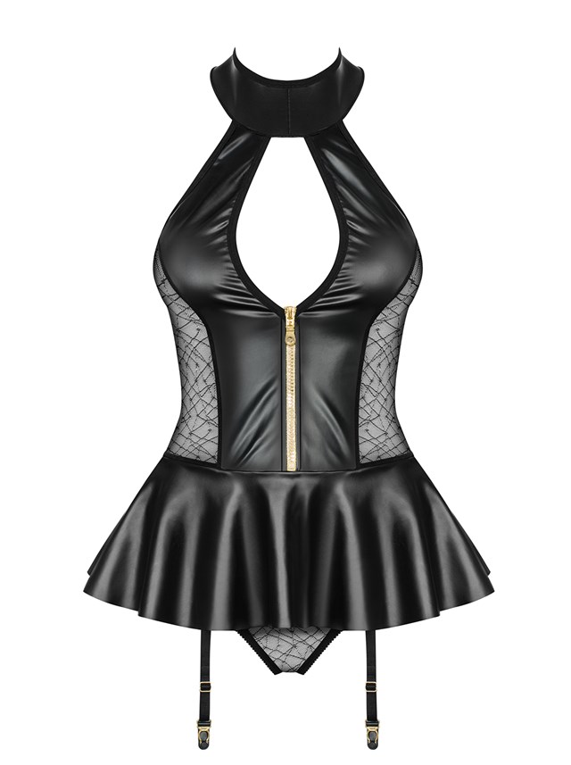 859 - Wetlook Korsetti ja stringit