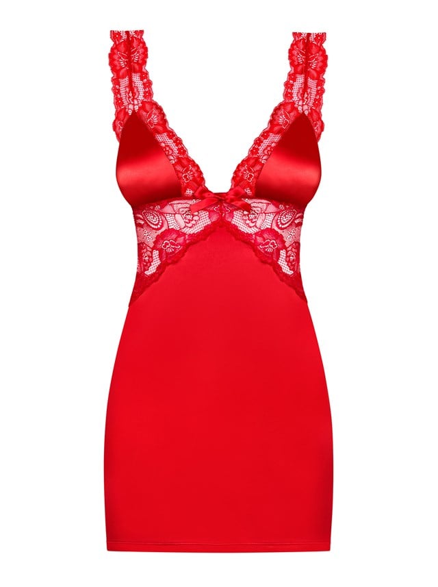 Secred - Red Chemise And Thong XXL