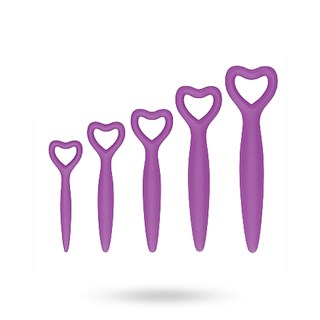 Silicone Vaginal Dilator Set - Purple