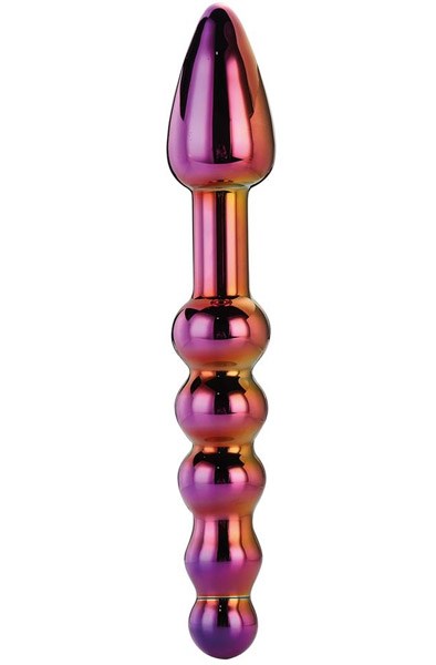 Dream Toys Glamour Glass Ridged Anal Dildo