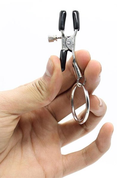 Fetish Addict Nipple Clamp With O Ring