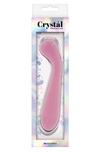 Crystal Glass G-Spot Wand Pink