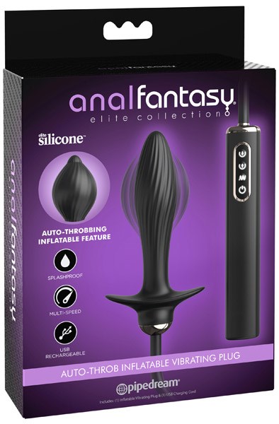 Auto Throb Inflatable ButtPlug