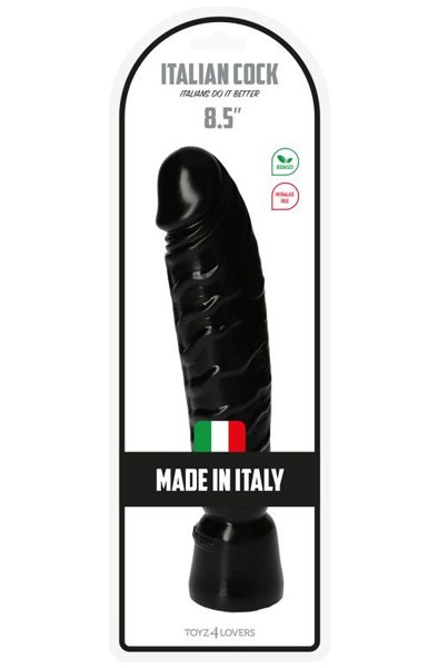 TOYZ4LOVERS Anal Dildo Sebastiano Black 21,5cm