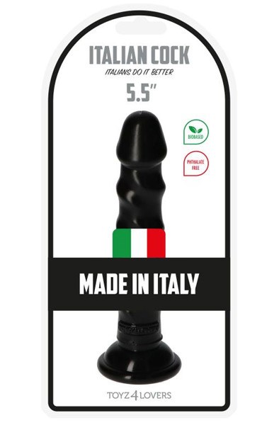 TOYZ4LOVERS Anal Dildo Ugo Black 14,5cm