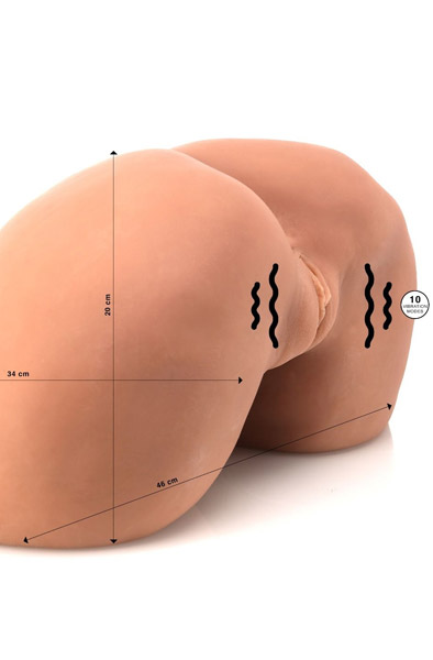 Pamela's Wild Vibrating Shaking Ass 12,5 kg