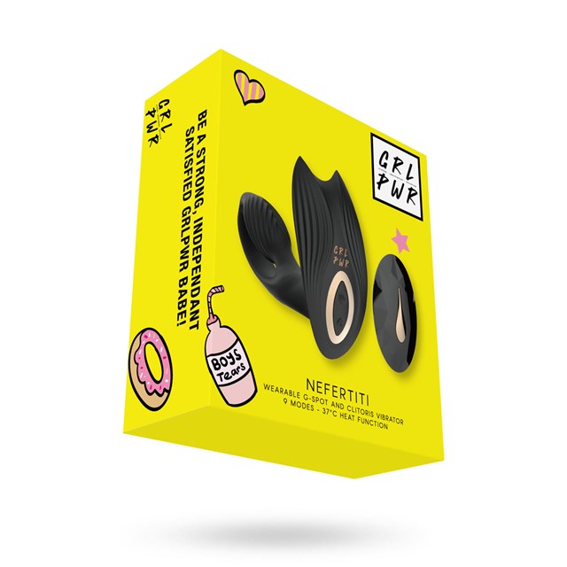 NEFERTITI - G-piste & Klitorisvibraattori + Lämmitystoiminto