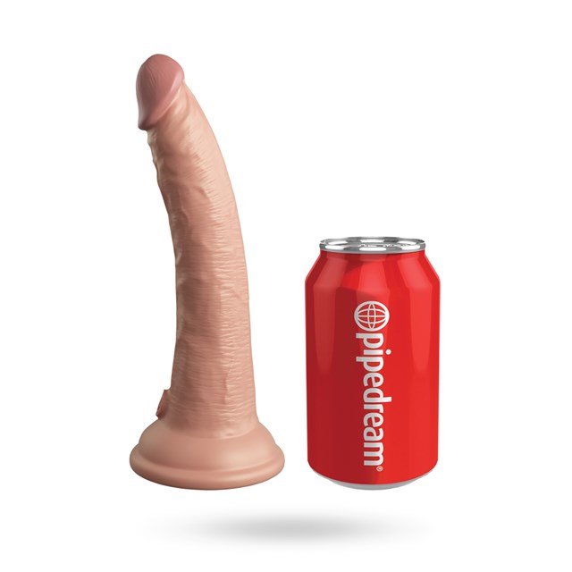 King Cock Elite 18CM Silicone Dual Density Cock - Light