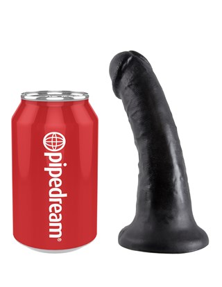 King Cock 15cm - Musta