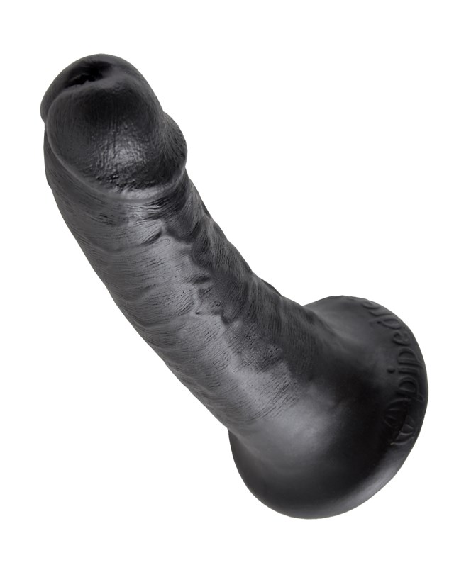 King Cock 15cm - Musta