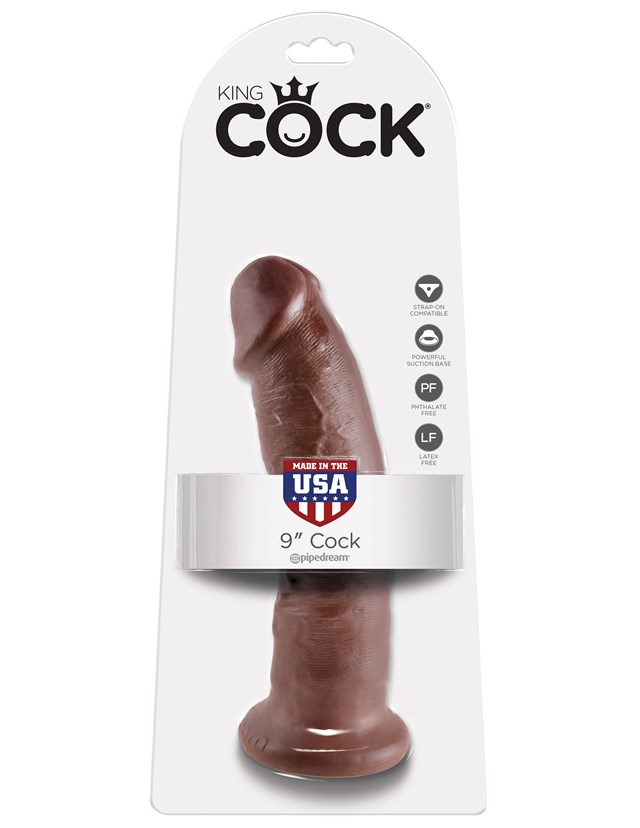 King Cock 23cm - Ruskea