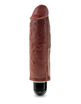 Stiffy Värisevä Dildo 18.5 Cm - Ruskea