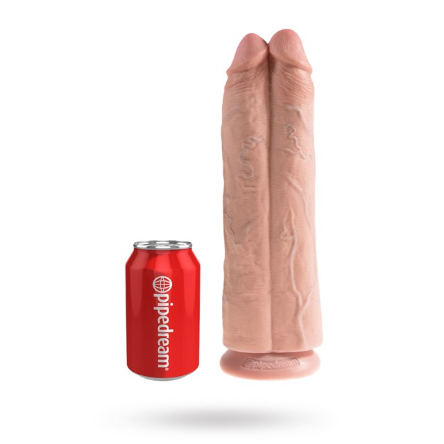 Two Cocks One Hole 28 cm - Vaalea