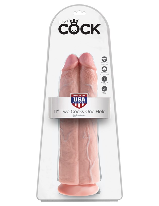 Two Cocks One Hole 28 cm - Vaalea