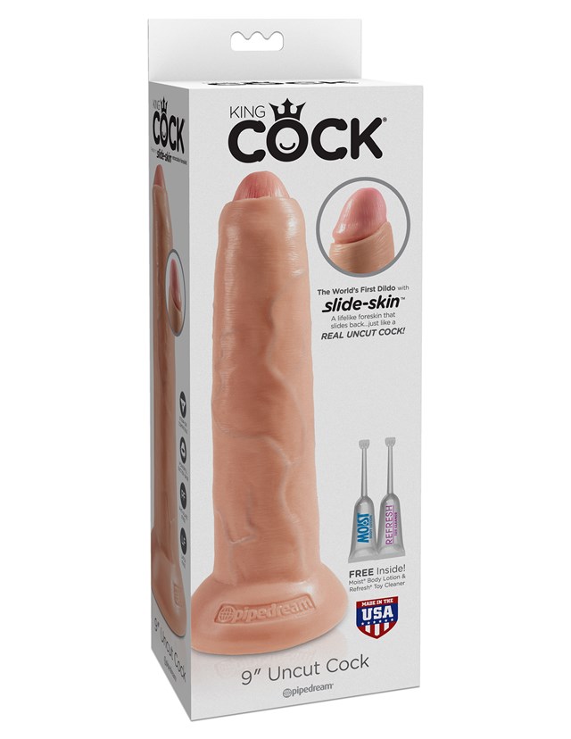 Uncut Cock 23cm - Flesh