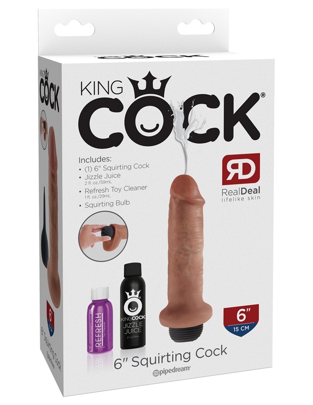 Ruiskiva dildo 18 cm - Ruskettunut