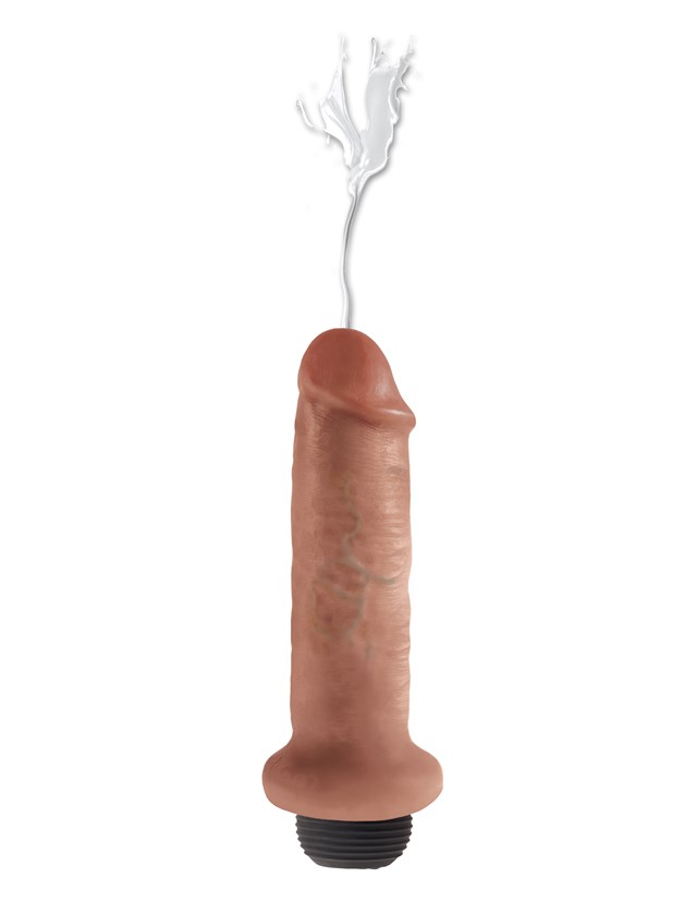Ruiskiva dildo 18 cm - Ruskettunut