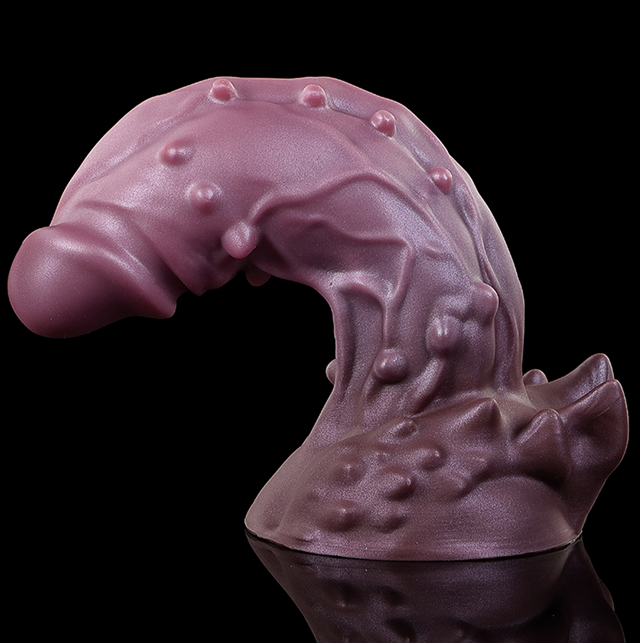 Pink Alien Dark Ork Monster Dildo 23 cm