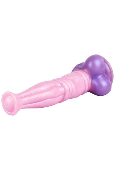 Pinky Jump Dildo Pink/Violet 25 cm