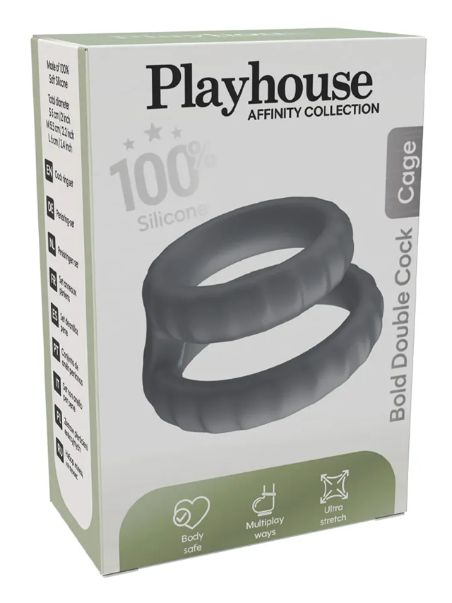 Bold Double Cock Cage