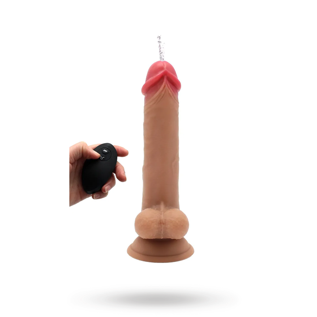 Power Squirt Vibration Dildo With Remote 23 cm