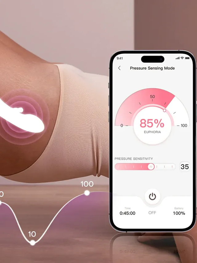 Pressure Sensing App-Controlled G-spot Vibrator