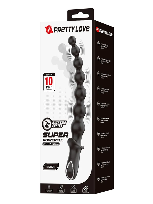 Rigdon Anal Beads With Vibration