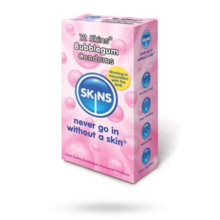 Bubbelgum Kondomi - 12 Kpl
