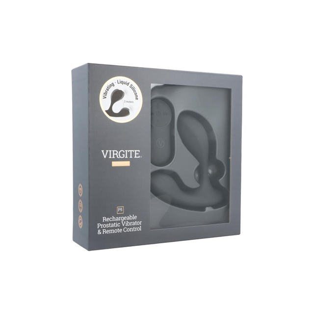 Prostatic Vibrator With Remote Black