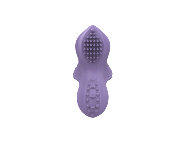 Purple Wearable Clip-On Vibrator With App
