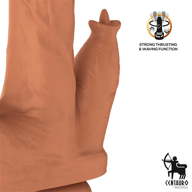 Quintus Thrusting, Waving & Vibration Dildo 23 cm