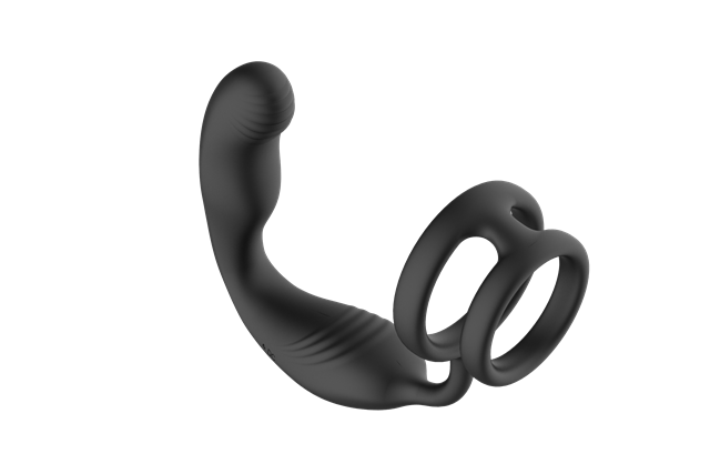 Remote Controlled Cock & Ball Ring Prostate Vibrator