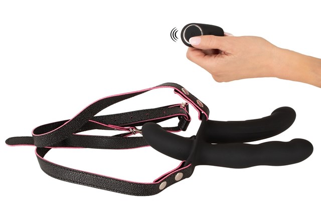 RC Double Outside Strap-on Black