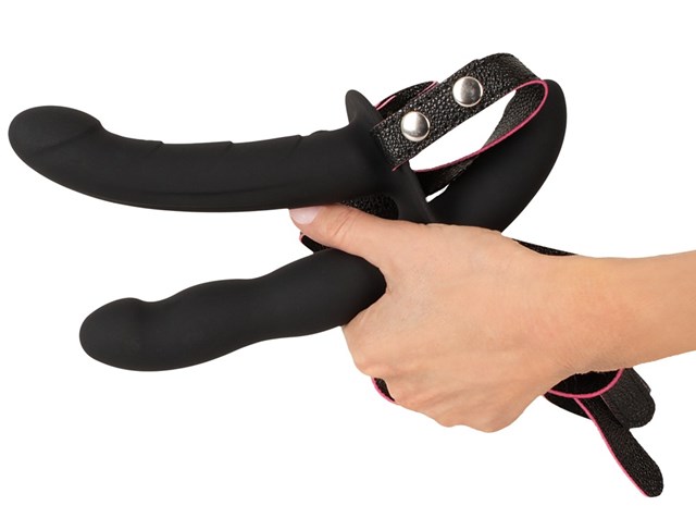 RC Double Outside Strap-on Black