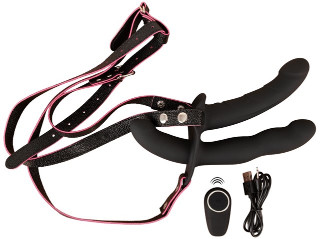 RC Double Outside Strap-on Black