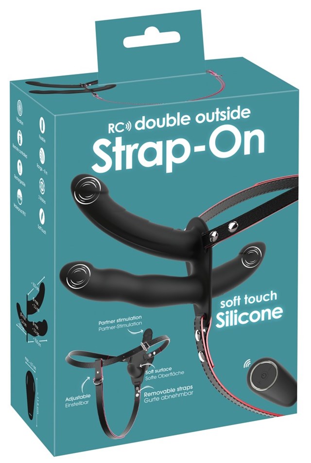 RC Double Outside Strap-on Black
