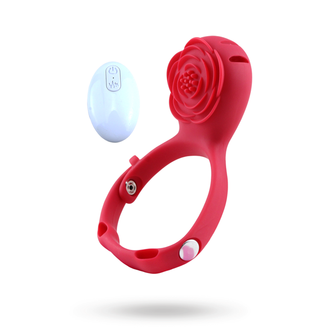 RC Rose Vibrating Cock Ring