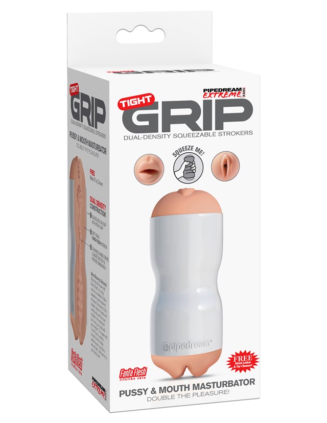 Tight Grip Pussy & Mouth Masturbator