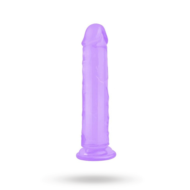 Realistic Penis Crystal Jellies Purple 21,6 cm