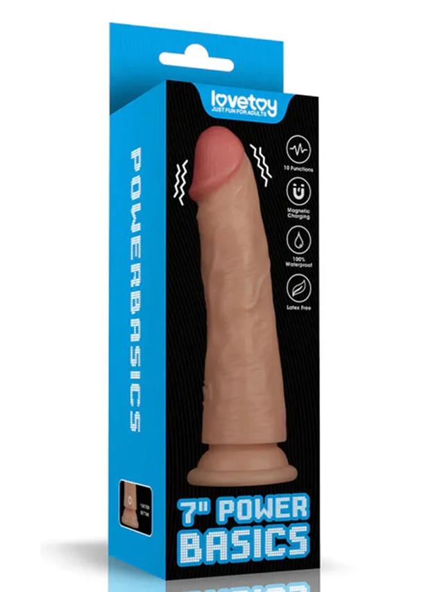 Realistic Vibrating Power Cock 18 cm