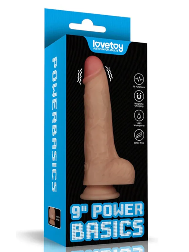 Realistic Vibrating Power Cock 23 cm