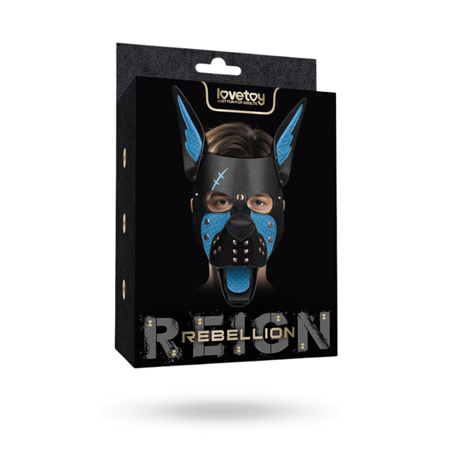 Rebellion Reign Scarred Alpha Pup Mask Blue