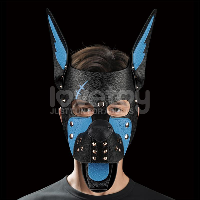 Rebellion Reign Scarred Alpha Pup Mask Blue