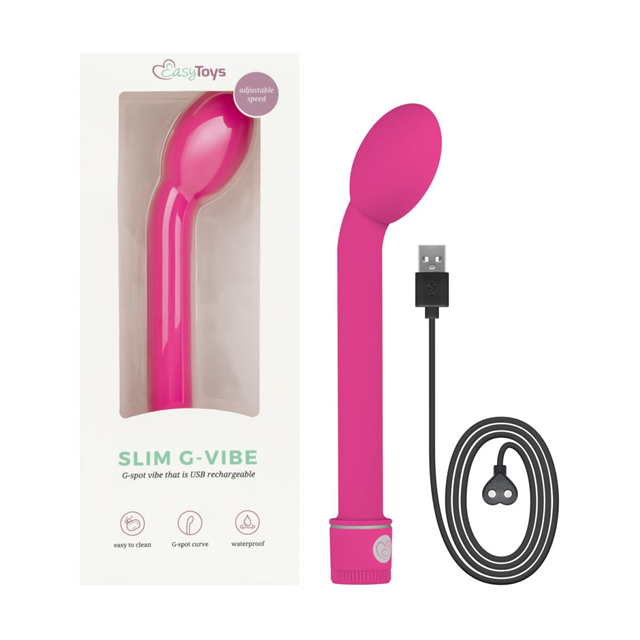Rechargeable G-spot Vibrator Pink