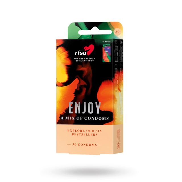 RFSU Enjoy – sekoitus erilaisia kondomeja