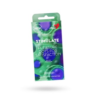 Rfsu Stimulate - Stimuloivat Kondomit 8-pack
